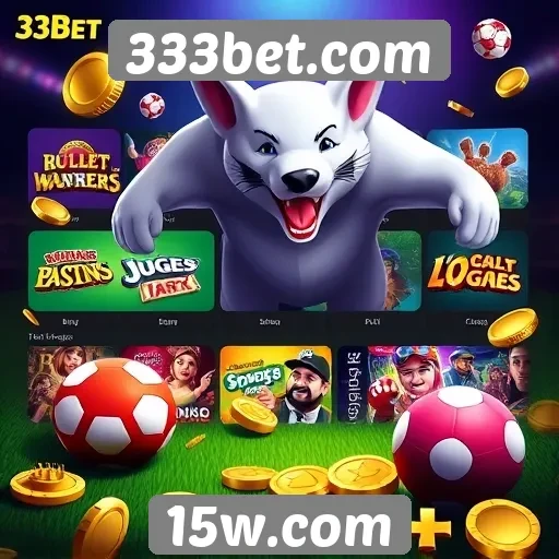 Variedade de jogos disponíveis na plataforma 333bet